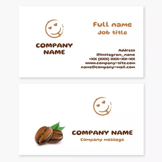 Coffee Business Card Template