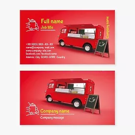 Food Truck Business Card