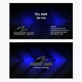 Black Panther Business Card Template