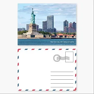 Tourist (scenic) postcard. New York