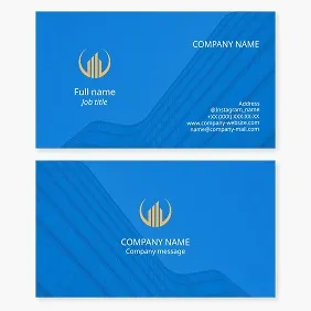 Business card template. Capital construction. Real estate. Real estate services.