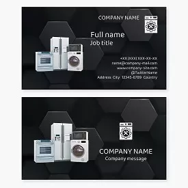 Business card template Home appliance repair