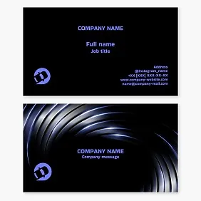 Business card template. Cars.