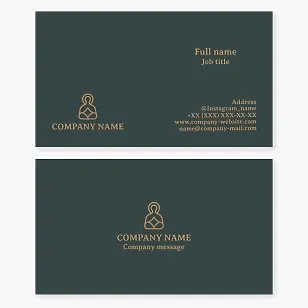 Business card template. Church. Religion.