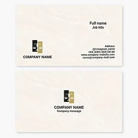 Business card template. Legal.