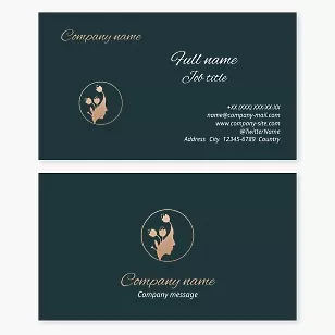 Spa Salon Business Card Template