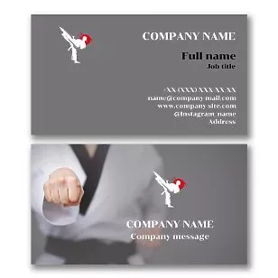 Martial Arts Business Card