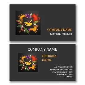 Herbs and Spices Business Card Template