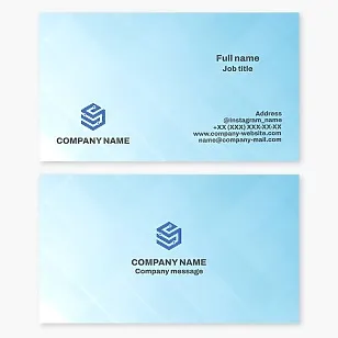 Business card template. Electronic technologies, innovation, structure. Communication and integration. IT company, tech startup, software developers.