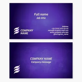 Business card template. Abstract. Global scale. Air conditioning and ventilation. Letter E.