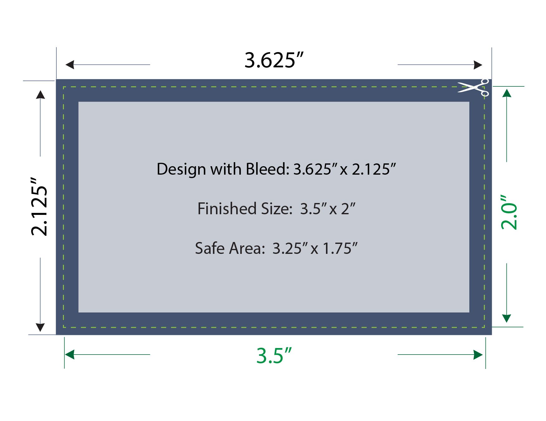 Business card layout file requirements 