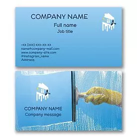 Window Cleaning Business Card