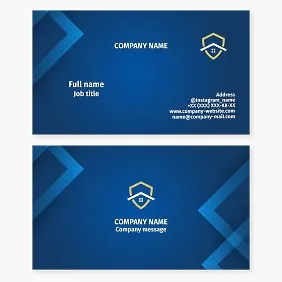 Business card template. Home insurance.