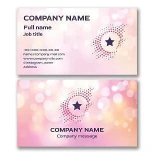 Star Logo Business Card