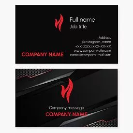 Abstract Business Card Template