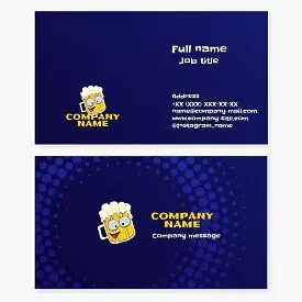 Beer Business Card Template