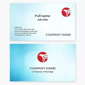 Abstract Eagle Logo Business Card Template