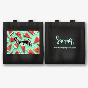 Shopper template with summer print