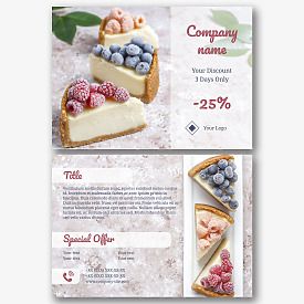 Pastry Chef's Flyer Template