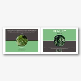 Healthy Lifestyle Brochure Template
