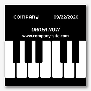 Piano Concert Banner Template