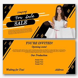 Clothing Store Flyer template