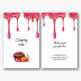 Confectionery Paper Bag Template