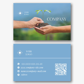 Agronomist business card template
