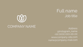 Jewelry Business Card Template