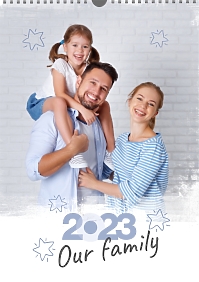 Family Wall Calendar 11x17 